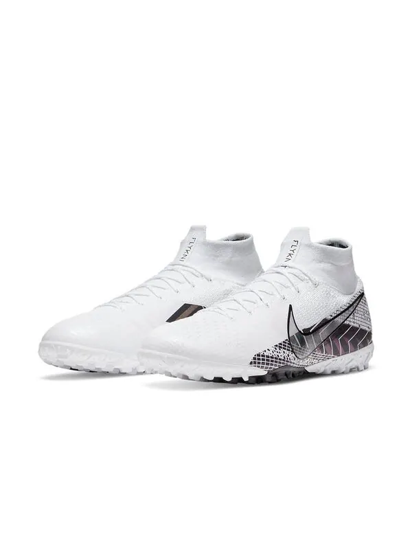 Кроссовки mercurial superfly 7 elite mds tf turf Nike — изображение 4 из 4, белый/черный