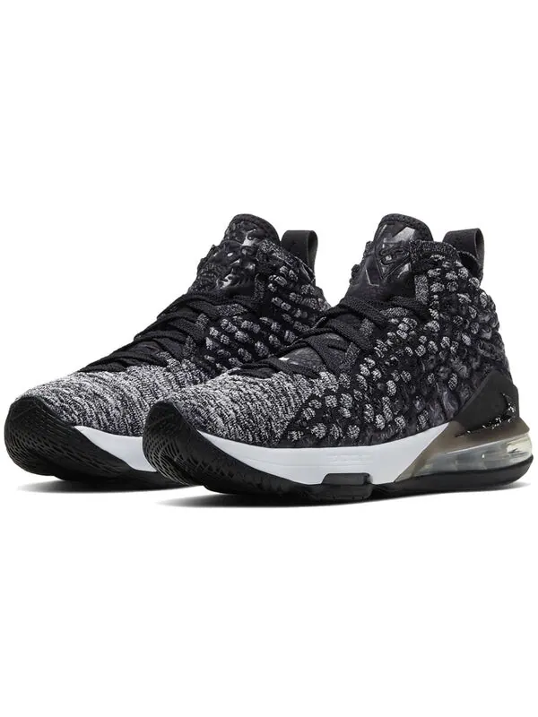 Кроссовки (GS) Nike LeBron 17 'In The Arena' — изображение 3 из 4, черный/белый