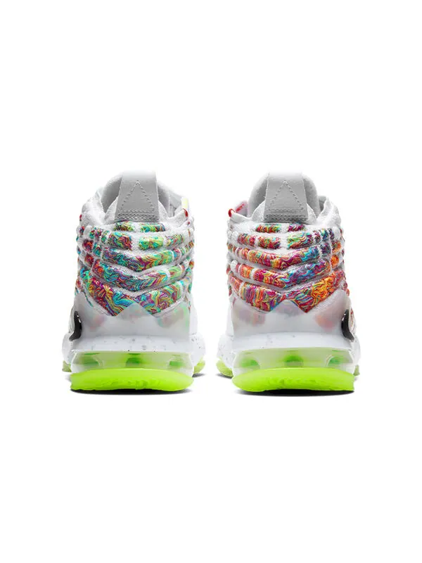 Кроссовки (GS) Nike LeBron 17 'Air Command Force' — изображение 4 из 4, белый/черный/мульти