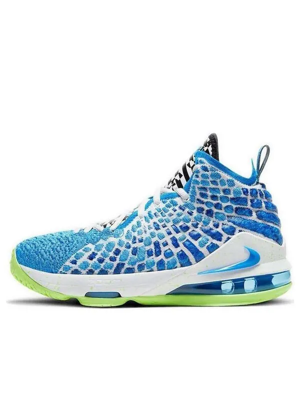 Кроссовки lebron 17 'sprite' Nike — изображение 1 из 4, синий/зеленый