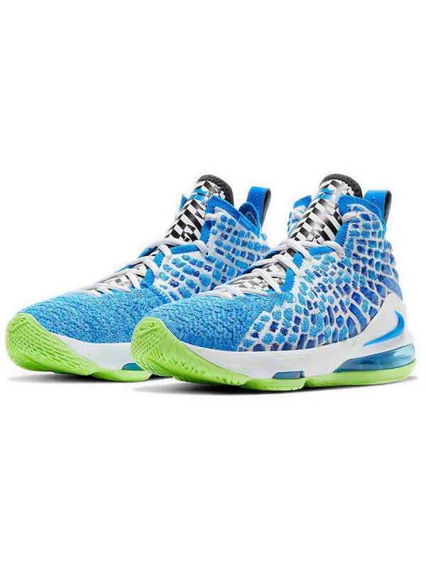 Кроссовки lebron 17 'sprite' Nike — изображение 3 из 4, синий/зеленый