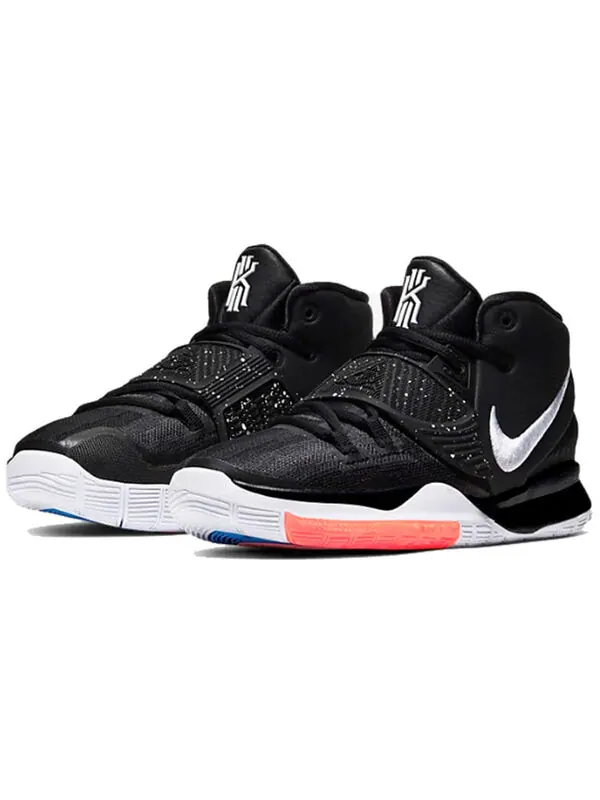 Кроссовки (GS) Nike Kyrie 6 'Jet Black' — изображение 2 из 4, черный белый