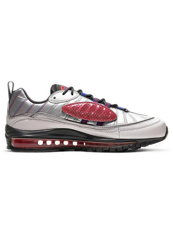 Кроссовки air max 98 nrg Nike — изображение 2 из 4, серый/желтый//синий