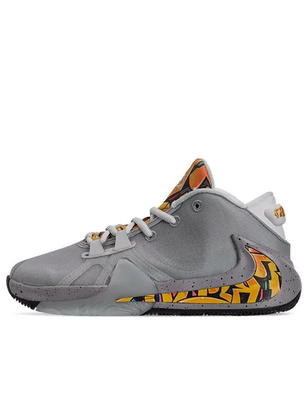 Кроссовки зум фрик 1 Nike — изображение 1 из 4, серый/желтый