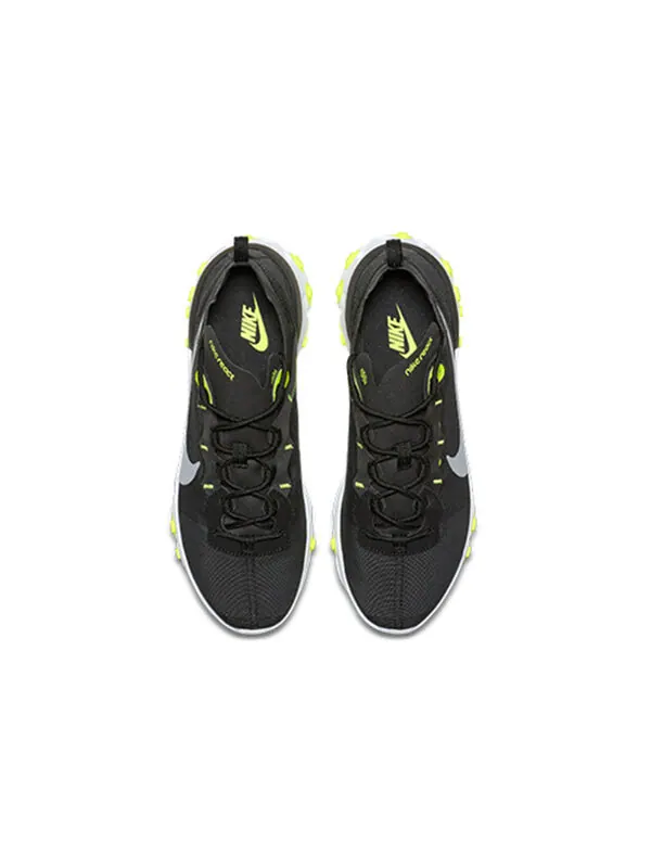 Кроссовки реагируют на элемент 55 Nike — изображение 4 из 4, черный/серый//белый