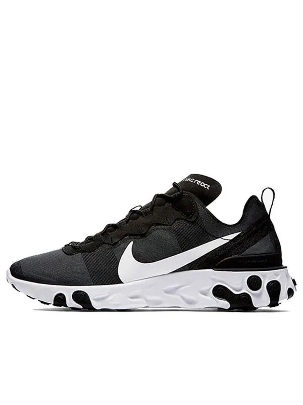 Кроссовки реагируют на элемент 55 Nike — изображение 1 из 4, черный/белый