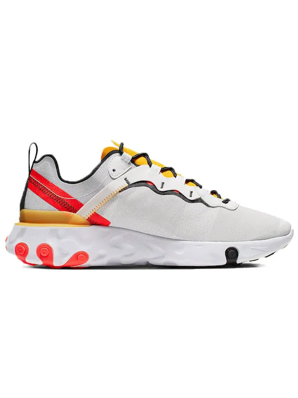 Кроссовки реагируют на элемент 55 Nike — изображение 2 из 4, белый/черный-яркий