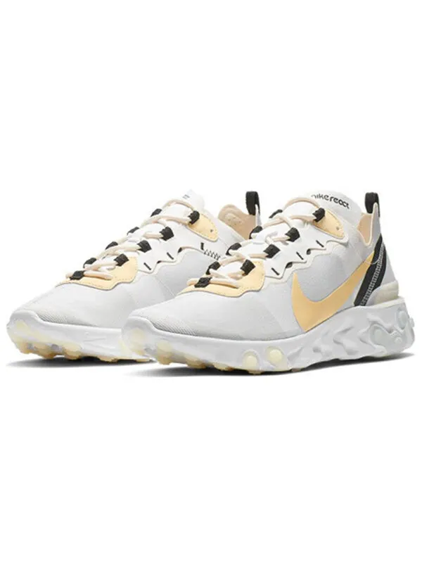 Кроссовки реагируют на элемент 55 Nike — изображение 3 из 4, белый/желтый
