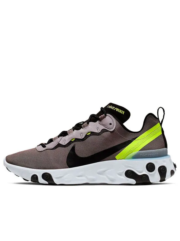 Кроссовки реагируют на элемент 55 Nike — изображение 1 из 4, темный серый/зеленый