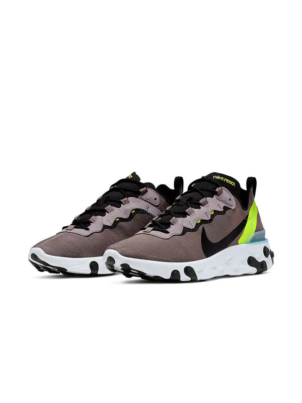 Кроссовки реагируют на элемент 55 Nike — изображение 3 из 4, темный серый/зеленый