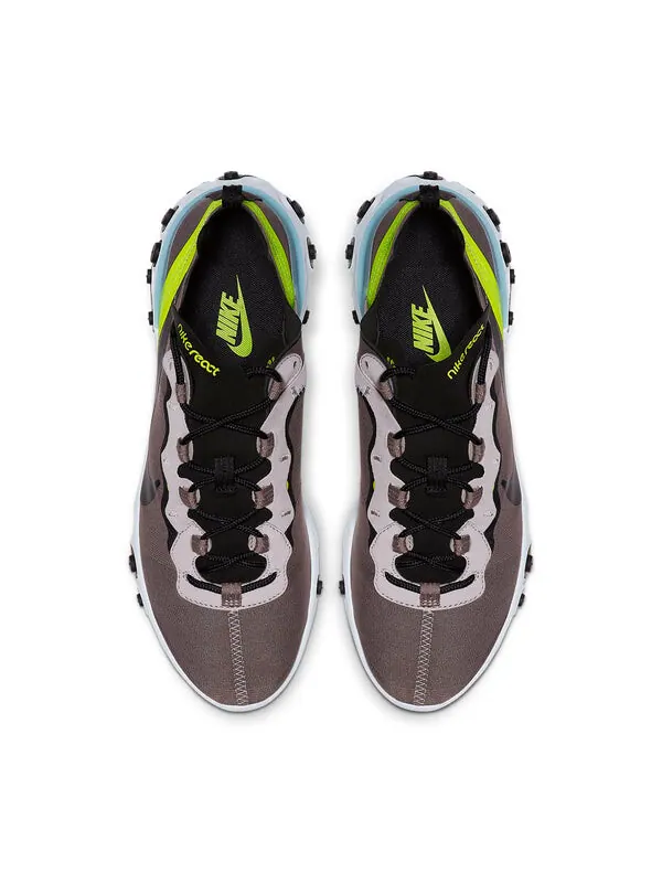 Кроссовки реагируют на элемент 55 Nike — изображение 4 из 4, темный серый/зеленый