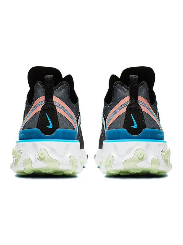 Кроссовки react element 55 'ocean cube' Nike — изображение 3 из 4, черный-розовый-синий