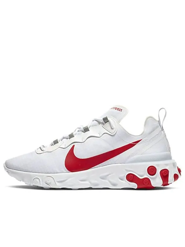 Кроссовки реагируют на элемент 55 Nike — изображение 1 из 4, белый/красный