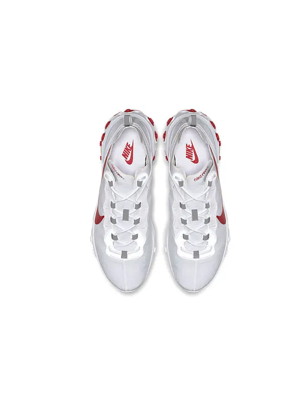 Кроссовки реагируют на элемент 55 Nike — изображение 4 из 4, белый/красный