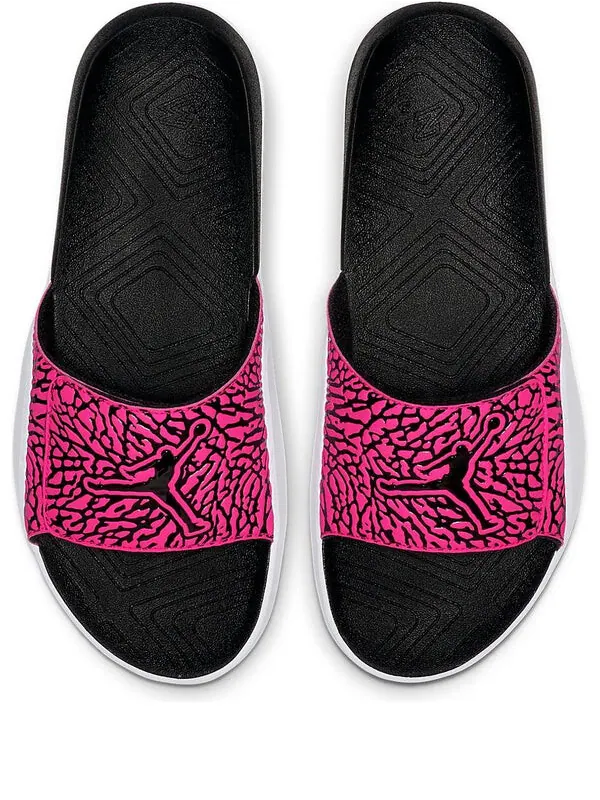 Тапочки hydro 7 v2 'hyper pink' Air Jordan — изображение 1 из 4, черный-розовый-белый