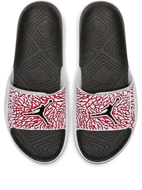 Тапочки hydro 7 v2 'gym red' Air Jordan — изображение 1 из 4, белый/черный-красный
