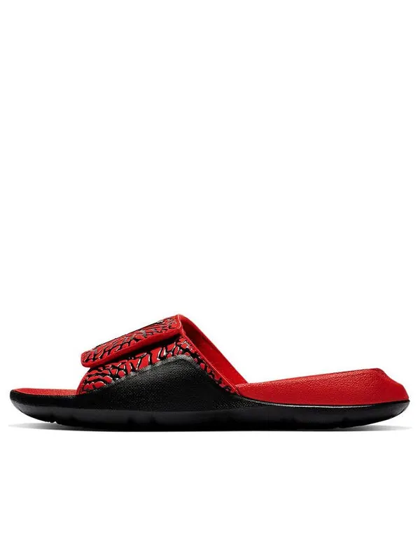 Тапочки hydro 7 red burst crack slippers Air Jordan — изображение 1 из 4, красный