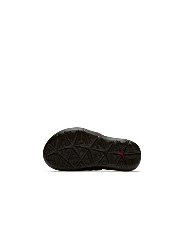 Тапочки hydro 7 minimalistic red black slippers 'red black' Air Jordan — изображение 3 из 4, красный/черный
