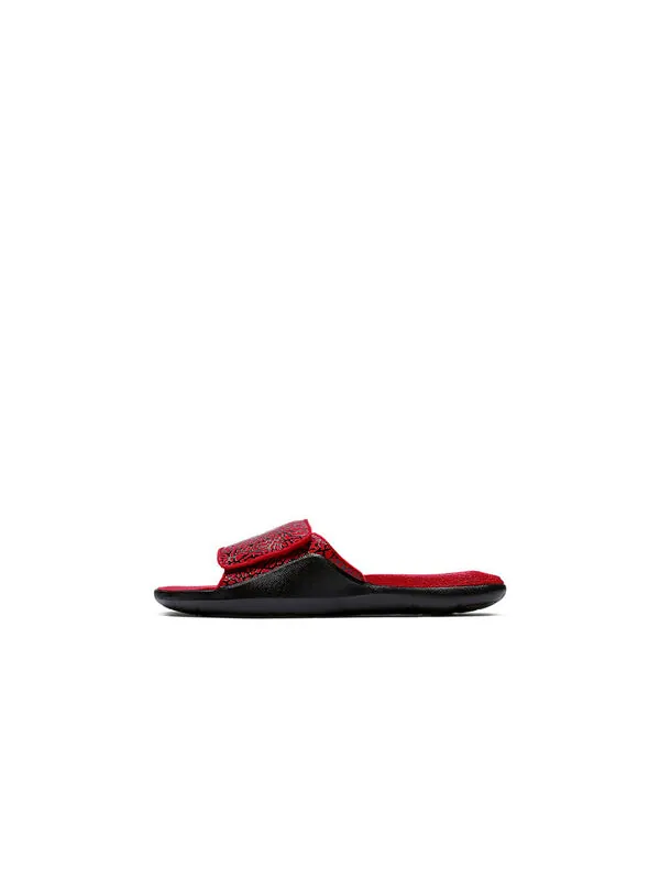 Тапочки hydro 7 minimalistic red black slippers 'red black' Air Jordan — изображение 4 из 4, красный/черный