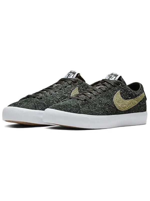 Кроссовки x stussy sb blazer low Nike — изображение 2 из 4, зеленый
