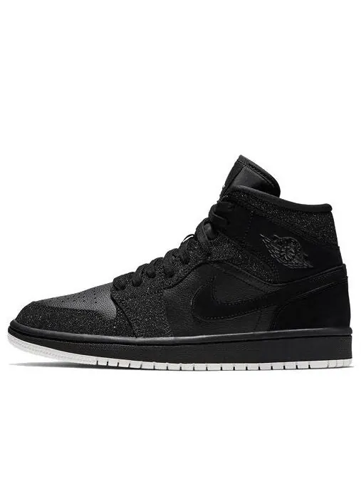 Кроссовки 1 средние Air Jordan — изображение 1 из 4, черный/-белый