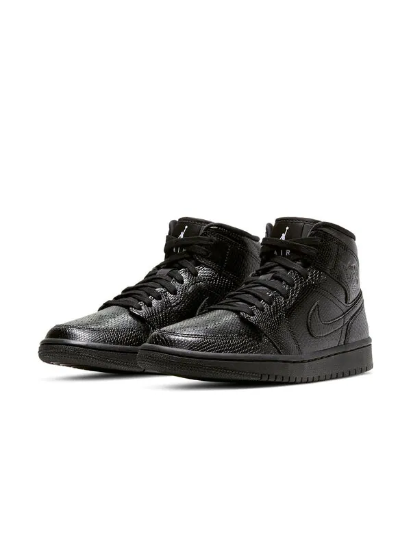 Кроссовки 1 средние Air Jordan — изображение 3 из 4, черный