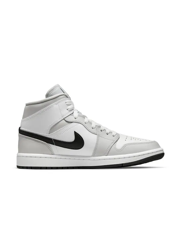 Кроссовки 1 средние Air Jordan — изображение 2 из 4, белый/светлый серый