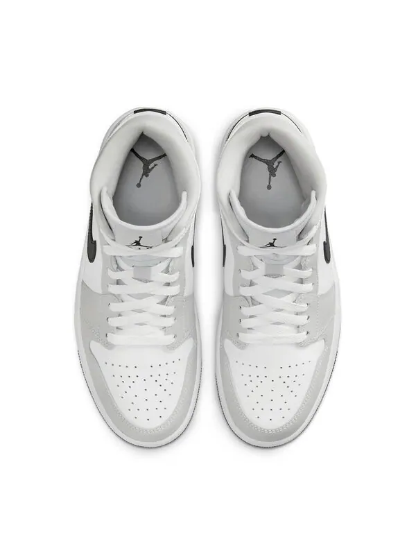 Кроссовки 1 средние Air Jordan — изображение 4 из 4, белый/светлый серый