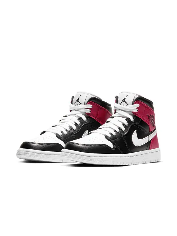 Кроссовки 1 средние Air Jordan — изображение 2 из 4, черный/белый-красный