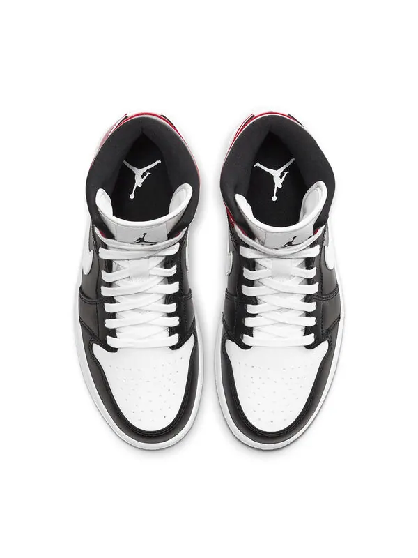 Кроссовки 1 средние Air Jordan — изображение 3 из 4, черный/белый-красный