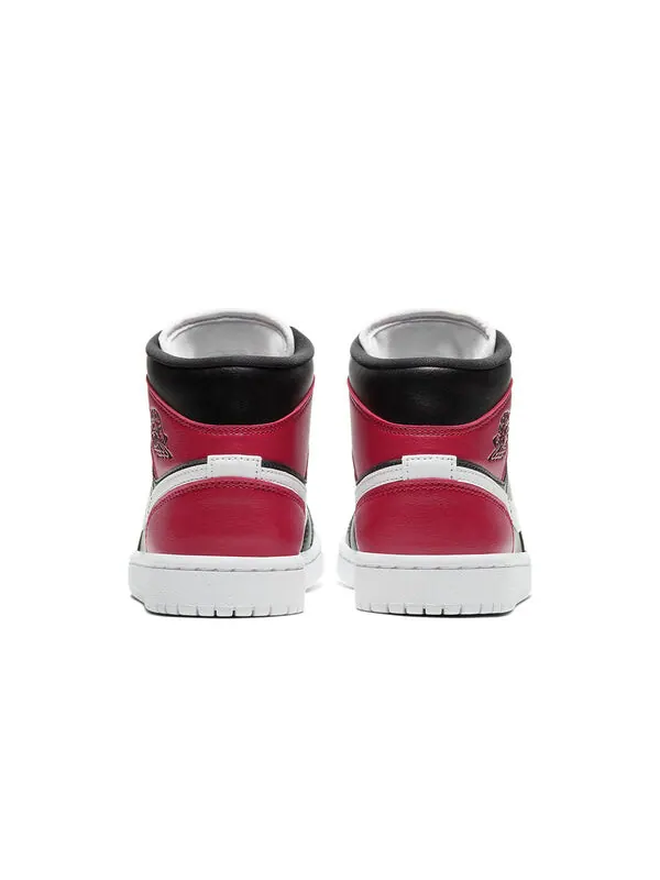 Кроссовки 1 средние Air Jordan — изображение 4 из 4, черный/белый-красный