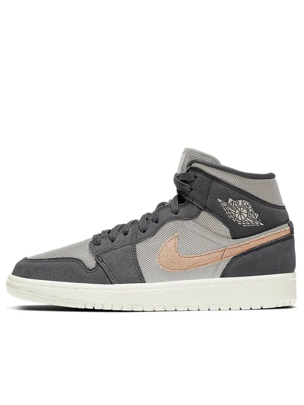 Кроссовки 1 средние Air Jordan — изображение 1 из 3, серый/белый