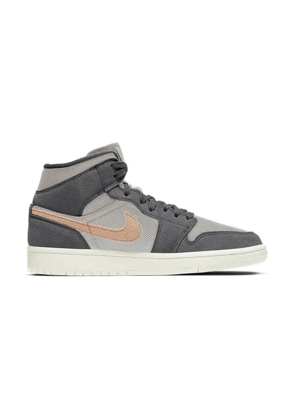 Кроссовки 1 средние Air Jordan — изображение 2 из 3, серый/белый