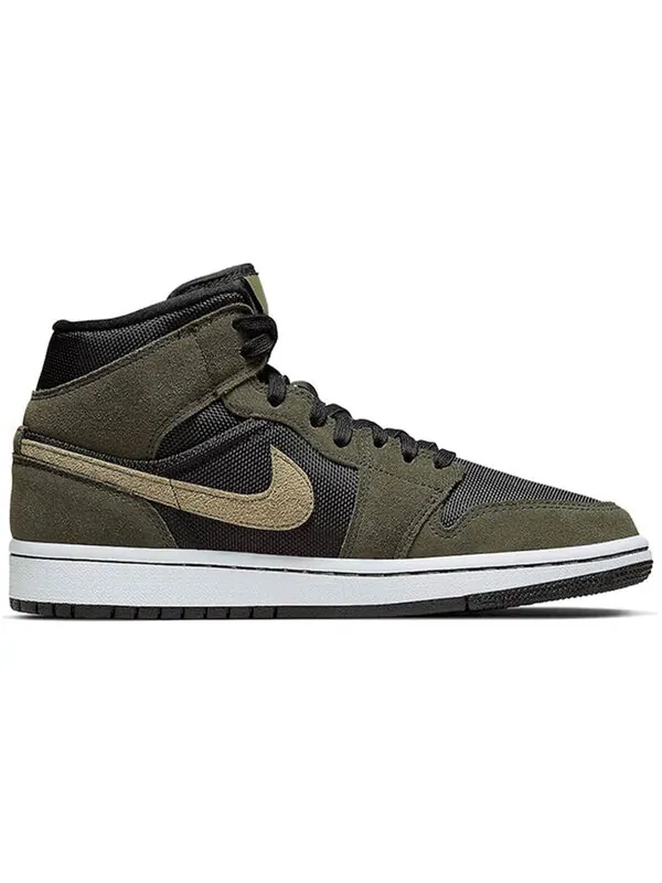 Кроссовки 1 средние Air Jordan — изображение 2 из 4, черный