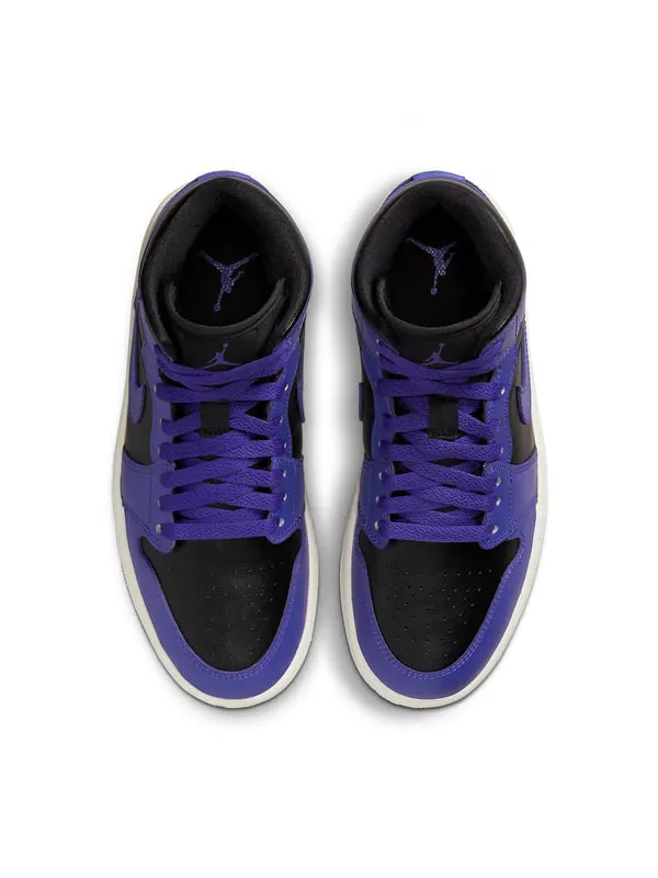 Кроссовки 1 mid 'dark concord' Air Jordan — изображение 4 из 4, черный/фиолетовый