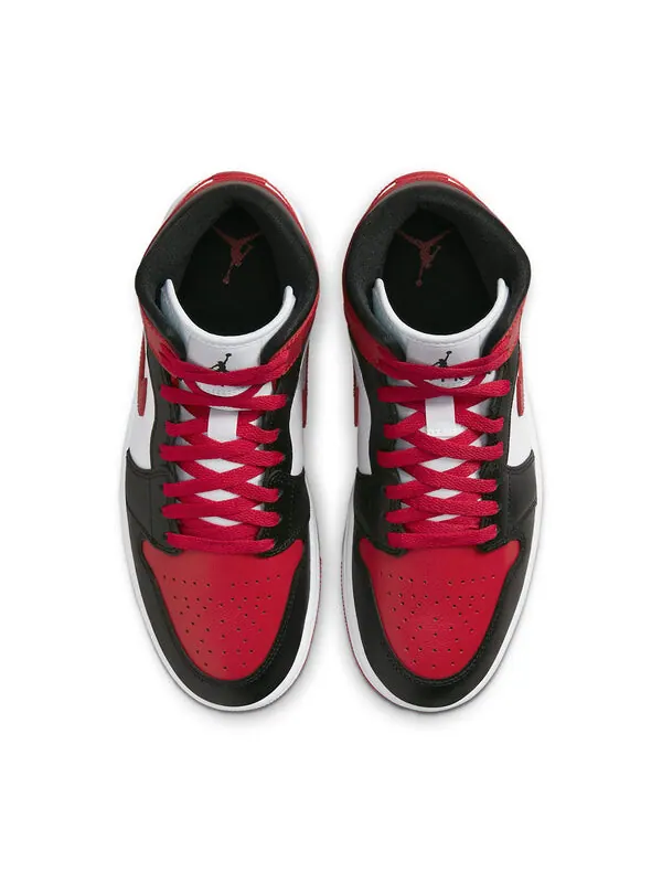 Кроссовки 1 средние Air Jordan — изображение 3 из 4, черный/красный