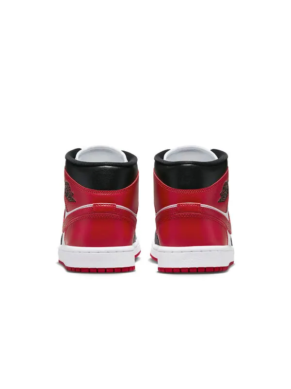 Кроссовки 1 средние Air Jordan — изображение 4 из 4, черный/красный