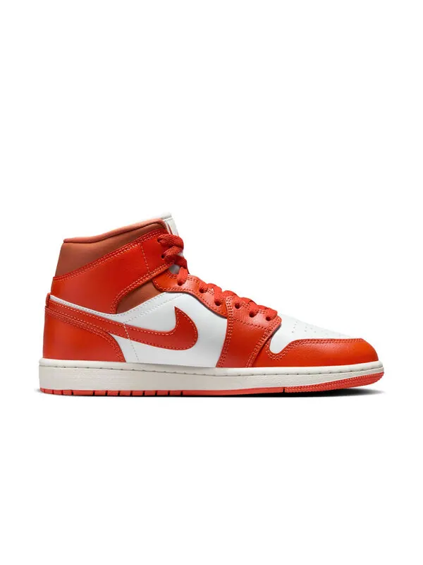 Кроссовки 1 mid 'cosmic clay' Air Jordan — изображение 2 из 4, белый/коричневый