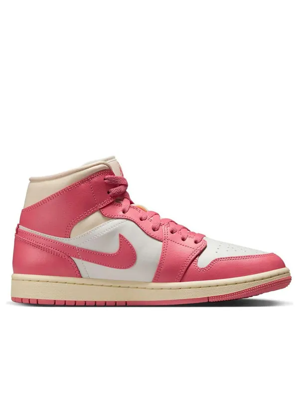 Кроссовки 1 mid Air Jordan — изображение 2 из 4, розовый