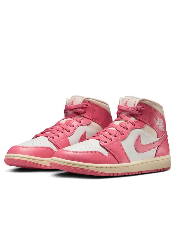 Кроссовки 1 mid Air Jordan — изображение 3 из 4, розовый