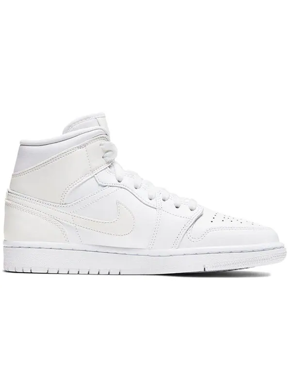 Кроссовки 1 средние Air Jordan — изображение 2 из 4, белый