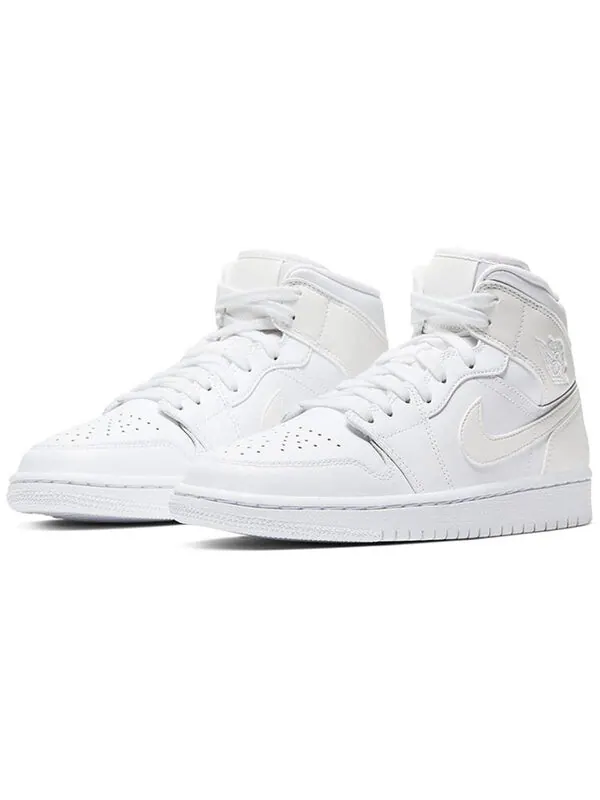Кроссовки 1 средние Air Jordan — изображение 3 из 4, белый