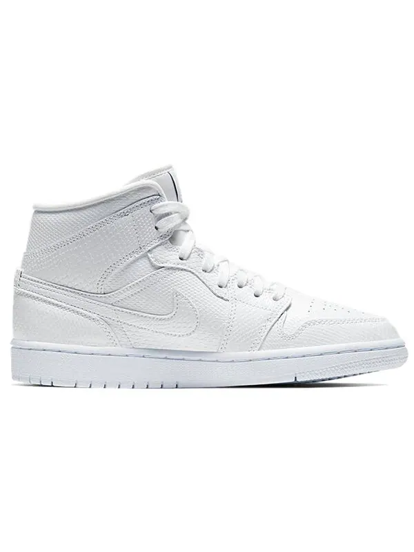 Кроссовки 1 средние Air Jordan — изображение 2 из 4, белый