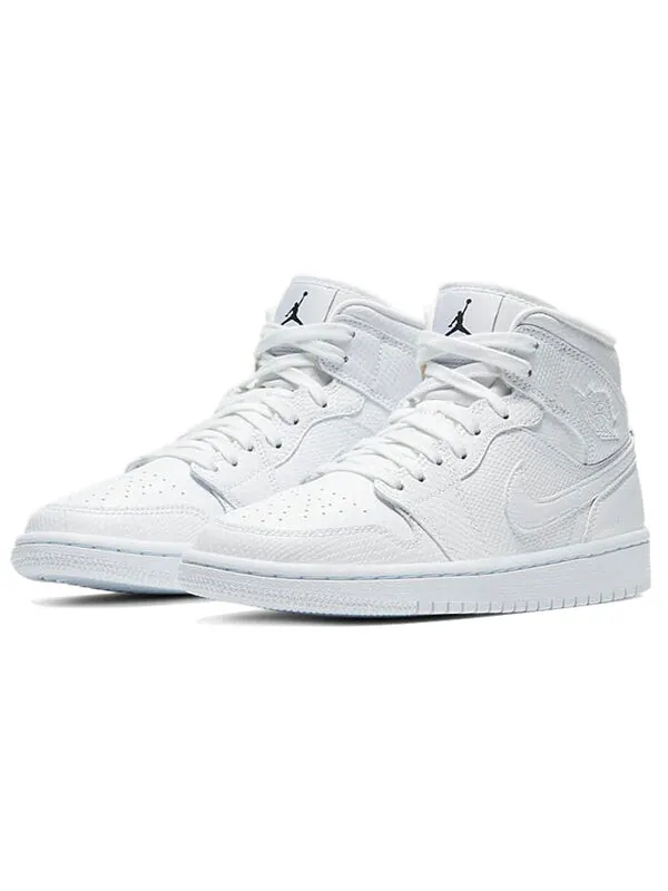 Кроссовки 1 средние Air Jordan — изображение 3 из 4, белый