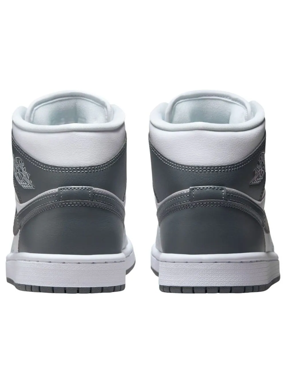Кроссовки (WMNS) Air Jordan 1 Mid 'Pure Platinum Smoke Gray' — изображение 5 из 7, серый