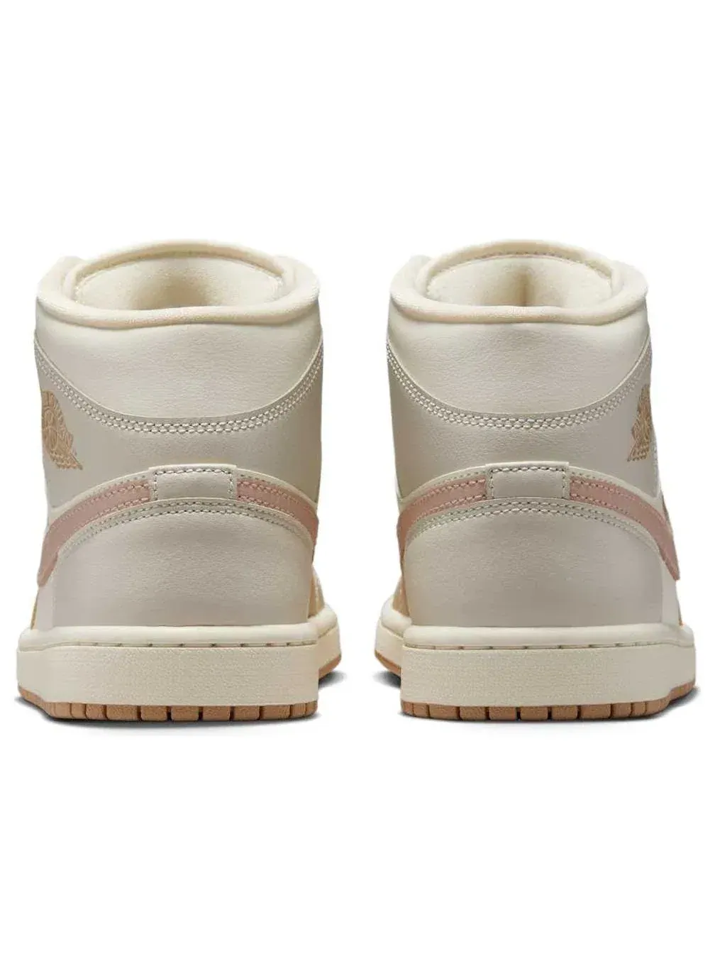 Кроссовки Air Jordan 1 Mid 'Pale Ivory' BQ6472-118 — изображение 3 из 6, белый