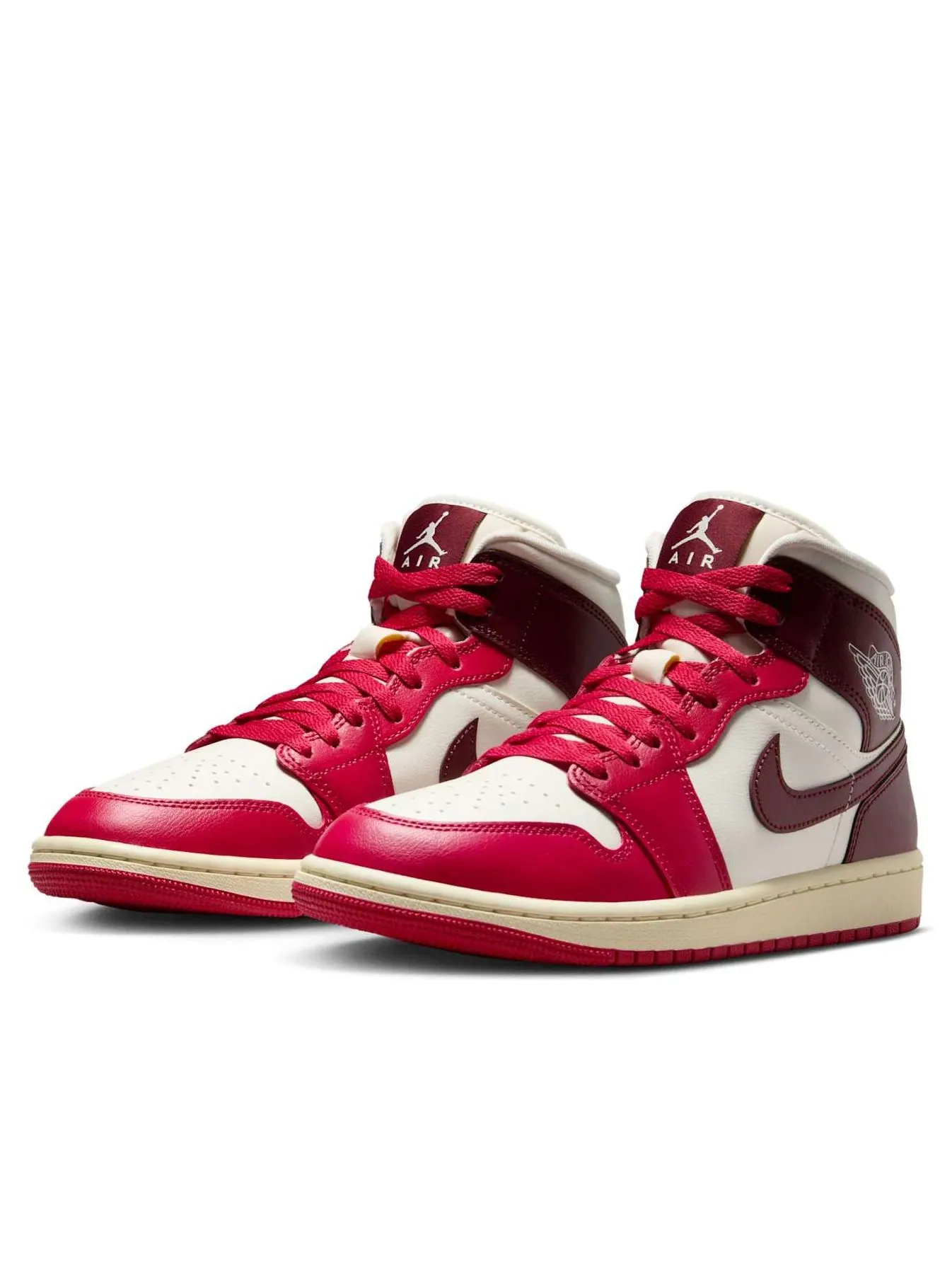 Кроссовки (WMNS) Air Jordan 1 Mid 'Mystic Hibiscus' — изображение 4 из 6, красный