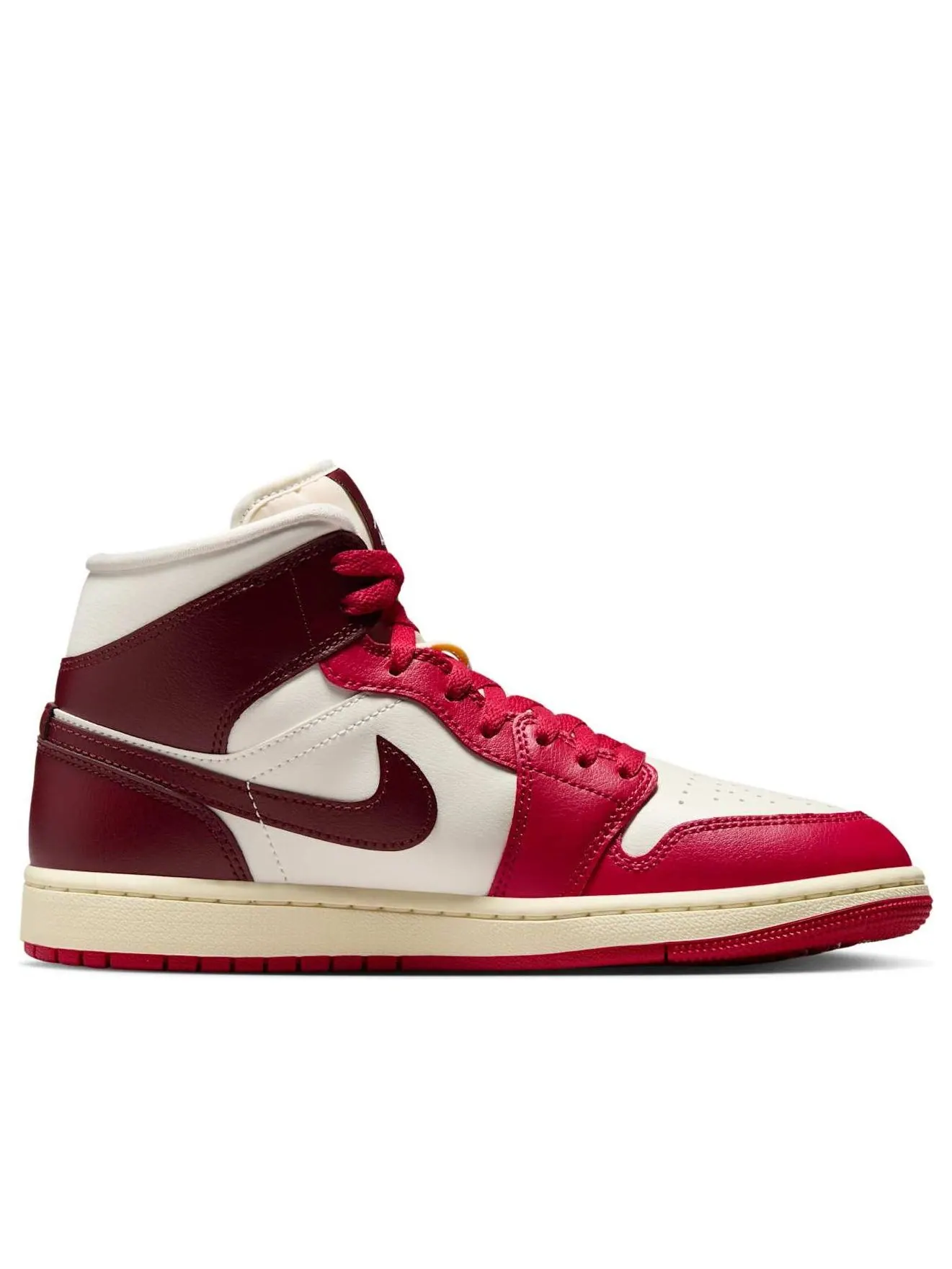 Кроссовки (WMNS) Air Jordan 1 Mid 'Mystic Hibiscus' — изображение 6 из 6, красный