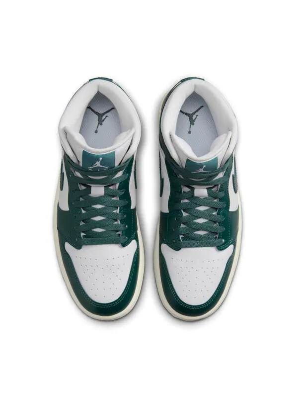 Кроссовки 1 средние Air Jordan — изображение 3 из 4, зеленый/белый