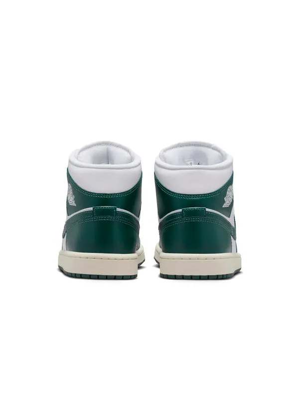 Кроссовки 1 средние Air Jordan — изображение 4 из 4, зеленый/белый
